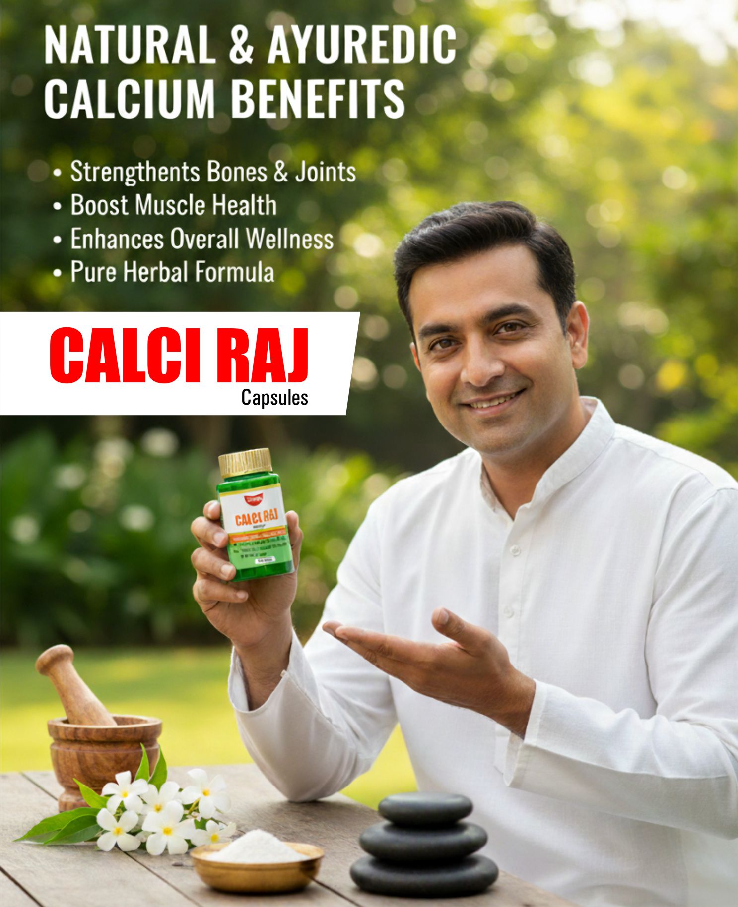 CALCI RAJ Capsules I Ayurvedic Calcium For Bone Health - Image 4