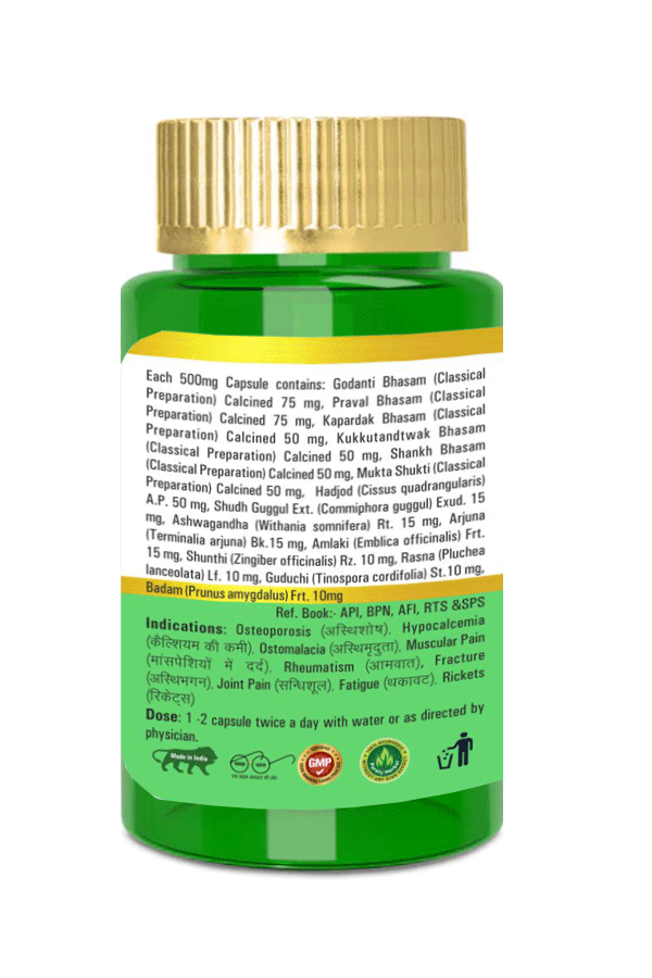 CALCI RAJ Capsules I Ayurvedic Calcium For Bone Health - Image 2
